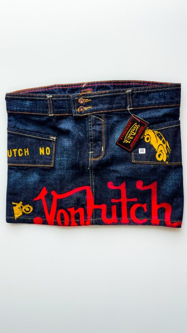 Von Dutch Denim Mini Skirt